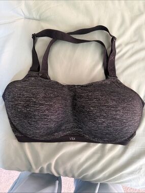VSX victoria’s Secret Heathered Charcoal Sports Bra - Women Intimates 34DD